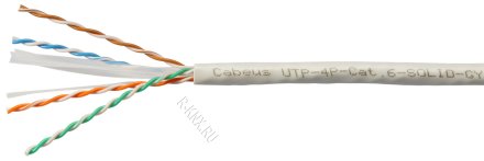UTP-4P-Cat.6-SOLID-GY
